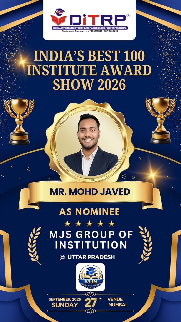 MJS GROUP OF INSTITUTION — 2026 nominee